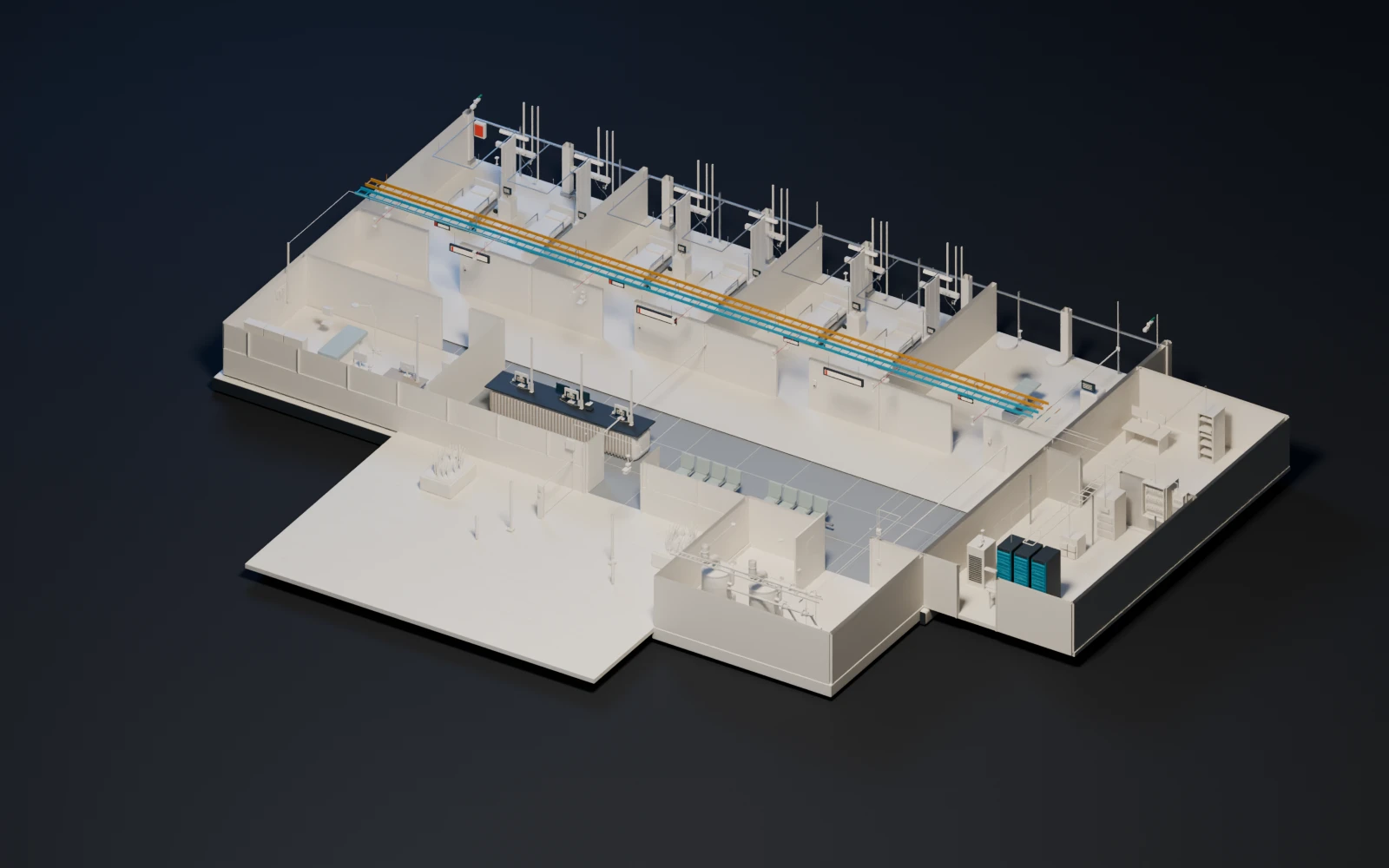 Hospital conectado: gemelo digital de la infraestructura