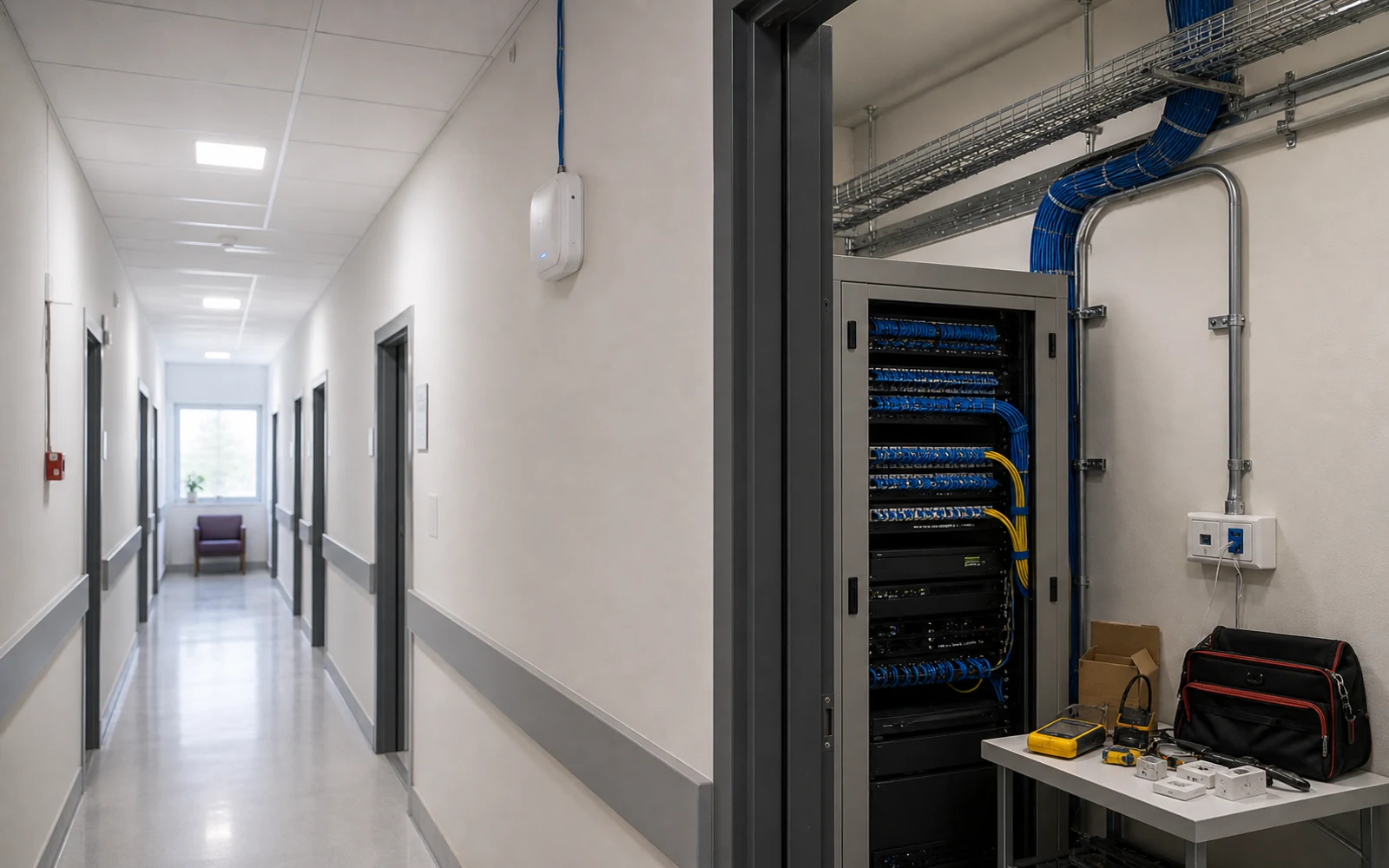 Implementación de Redes de Datos y Fibra Óptica - FUESMEN - Fundación Escuela Medicina Nuclear