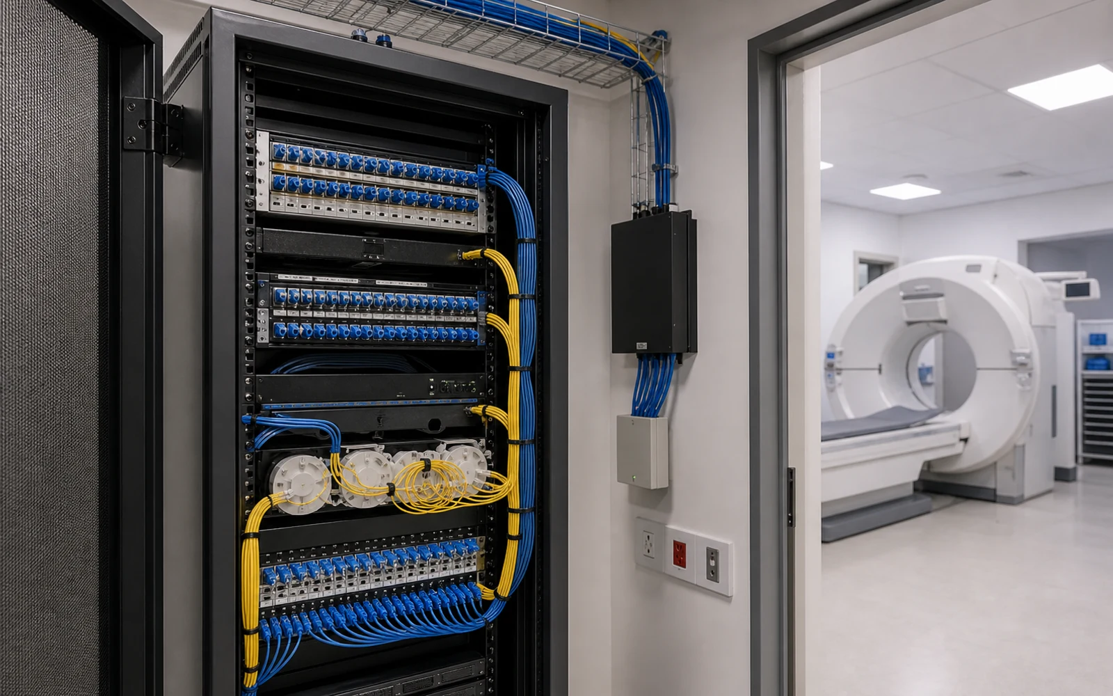 Implementación de Redes de Datos y Fibra Óptica - FUESMEN - Fundación Escuela Medicina Nuclear