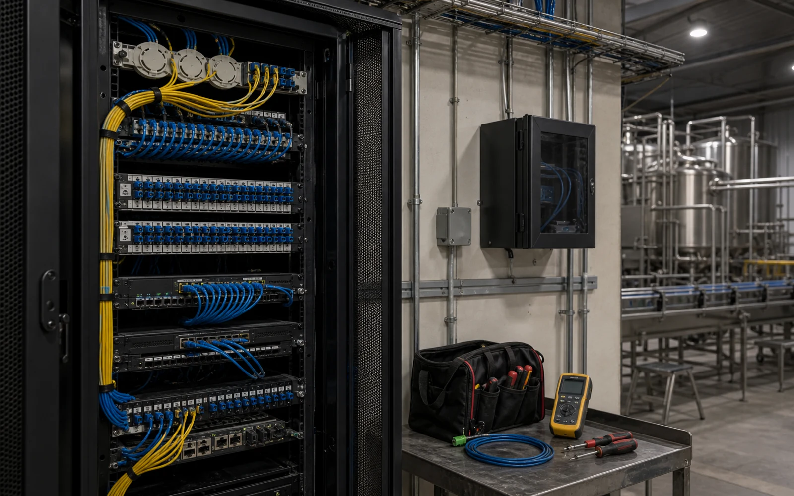 Implementación de Redes de Datos y Fibra Óptica - Jose Nucete e Hijos SA