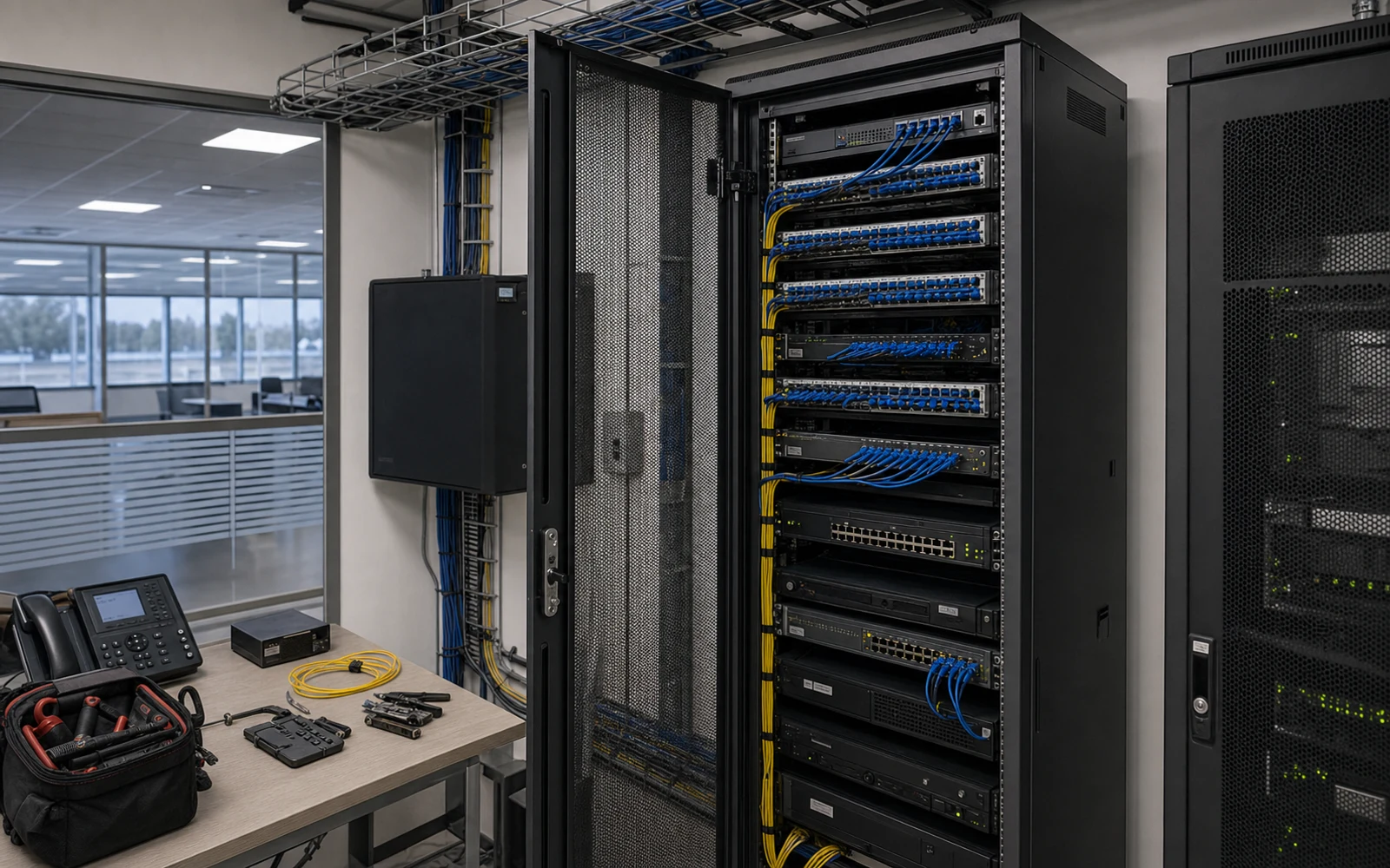 Implementación de Redes de Datos y Fibra Óptica - Headcomm S.A
