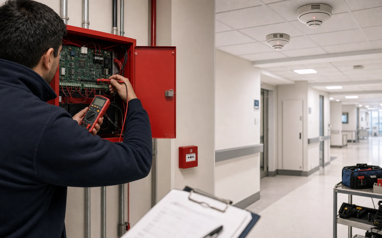 Mantenimiento Crítico de Sistemas de Detección - Hospital A Italo Perrupato - Febrero 2025