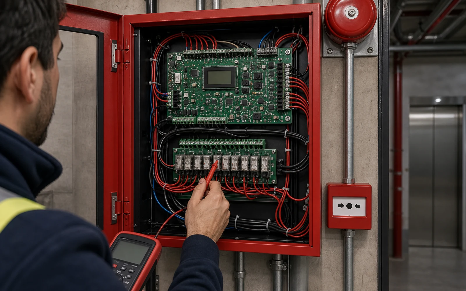 Detección de Incendios & Seguridad: SDI modulo de rele - FIDEICOMISO TORRE PELLEGRINI