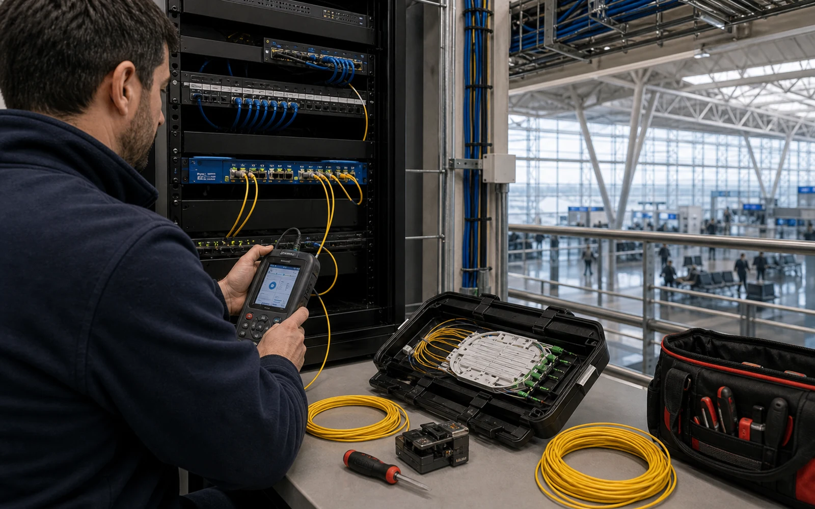 Implementación de Redes de Datos y Fibra Óptica - Aeropuertos Argentina 2000 (4)