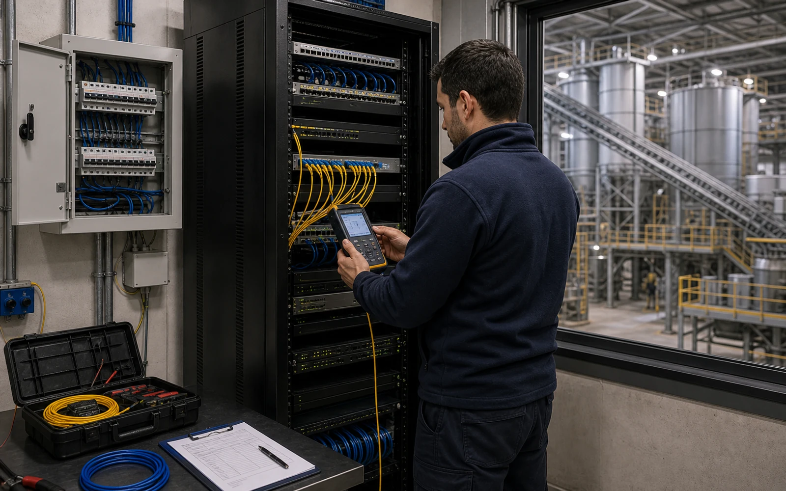 Implementación de Redes de Datos y Fibra Óptica - PREMIX S.A