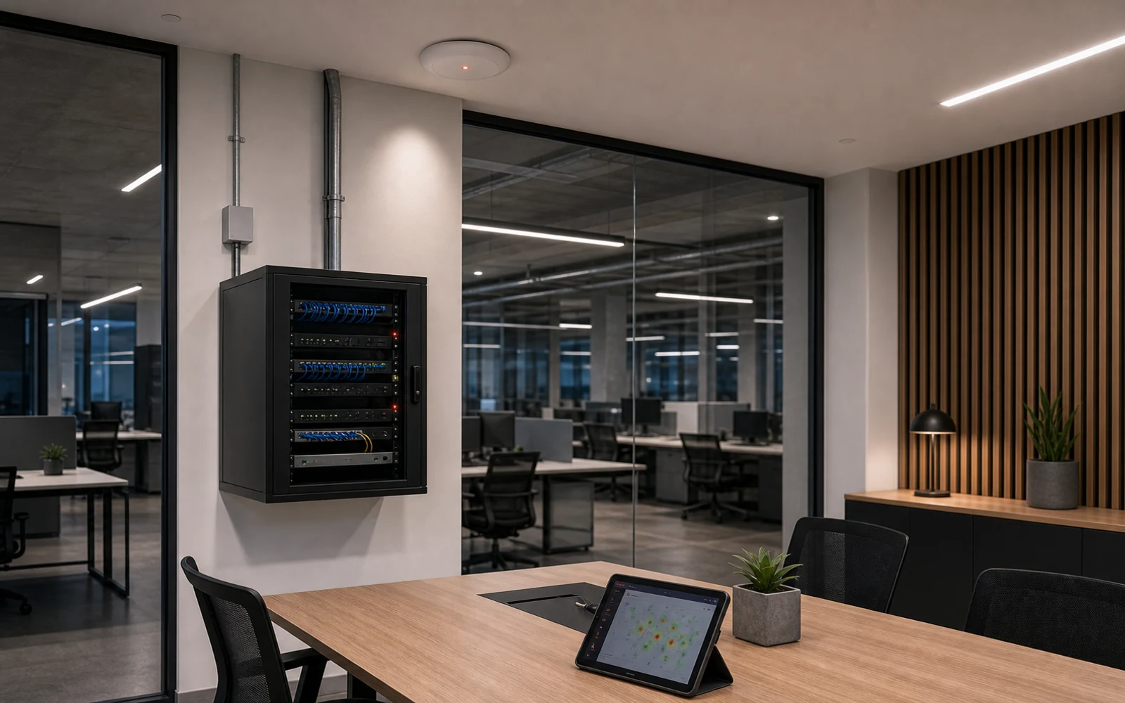 Provisión e instalación de rack y AP