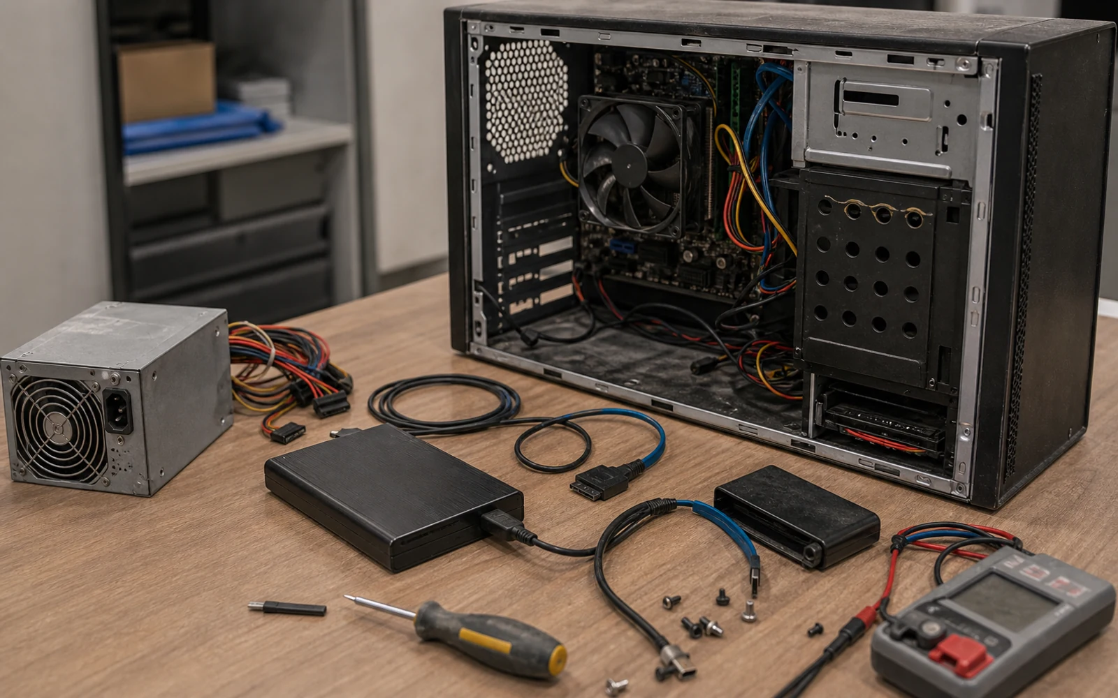 CPU + Disco externo 