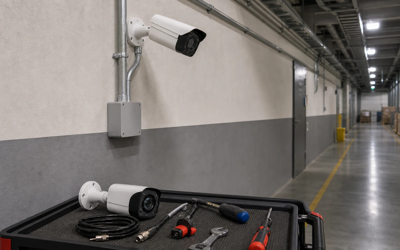 Remplazo de 2 camaras de CCTV