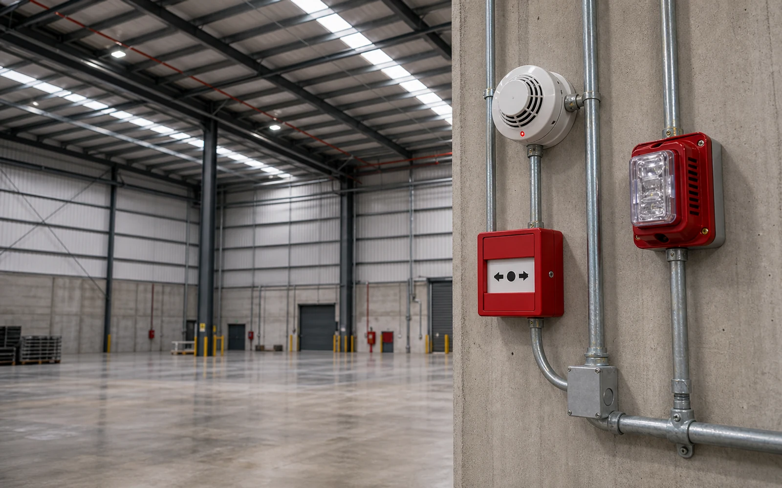 Detección de Incendios & Seguridad: SDI - Galpones - ENERGE S.A.
