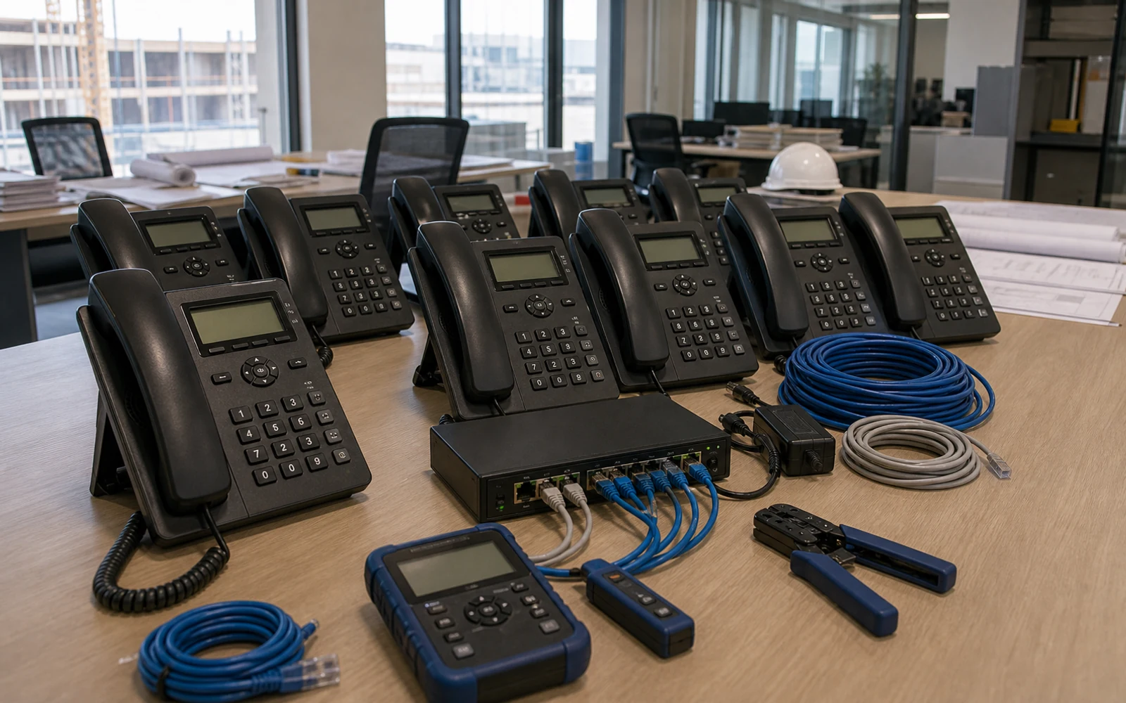 Seguridad Electrónica & SDI: 10 Telefonos IP  - Obras SRL