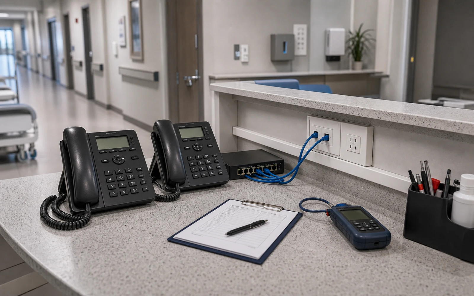 Provisión de 10 telefonos IP 