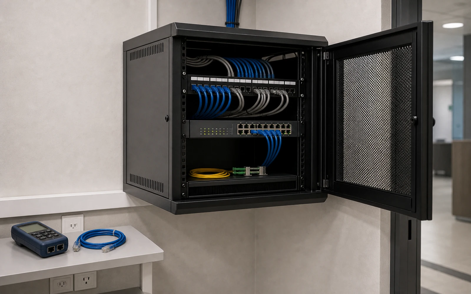 Provision de rack mural 