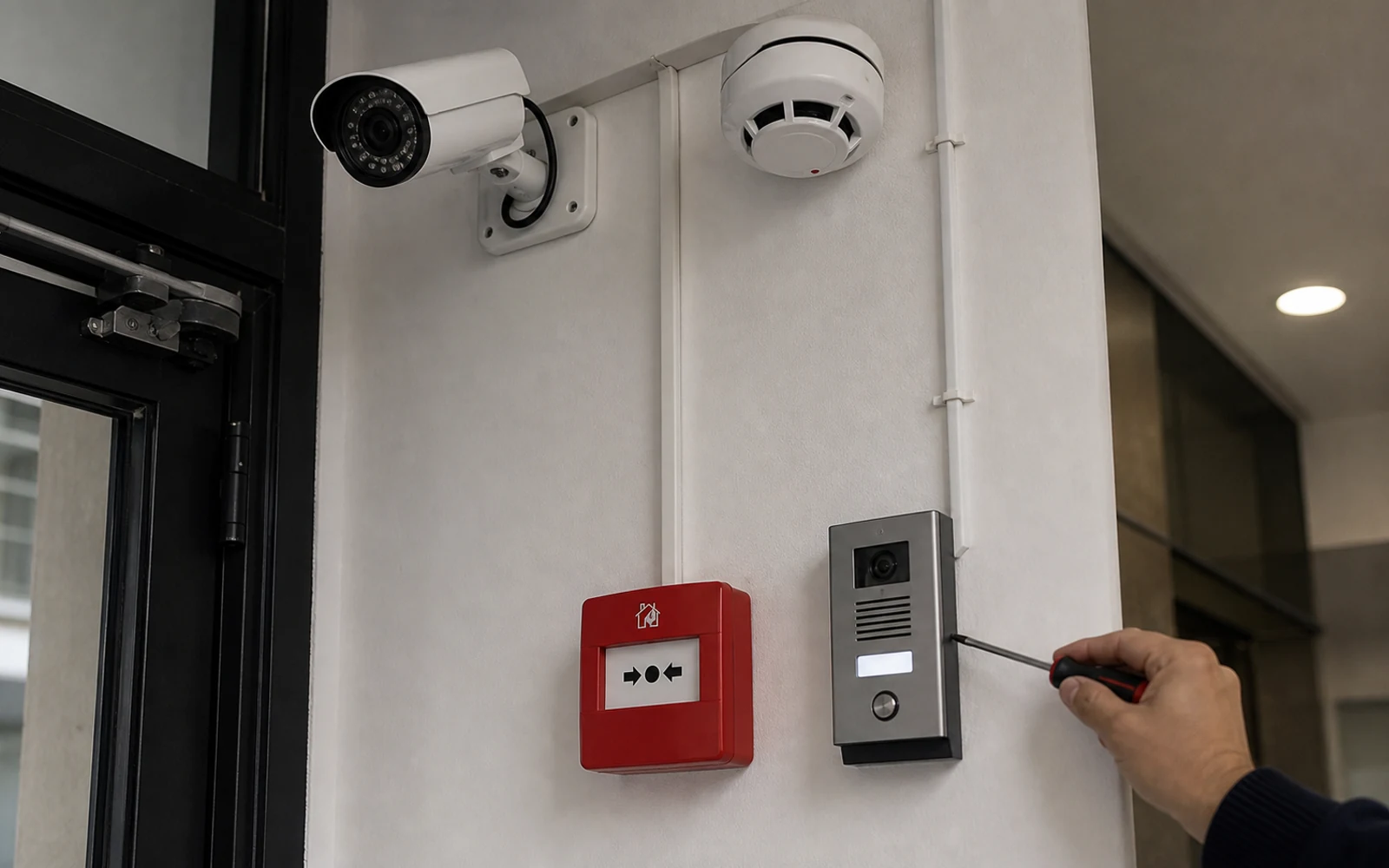 Sistema de Detección de Incendios, CCTV, Portería para Torres del Marqués