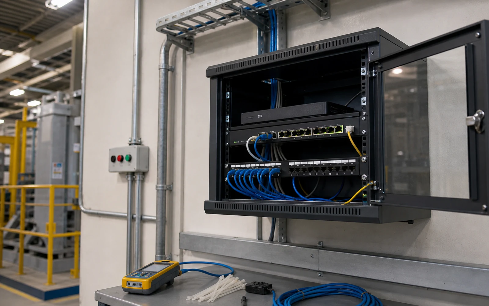 Provisión de Rack y canalización 