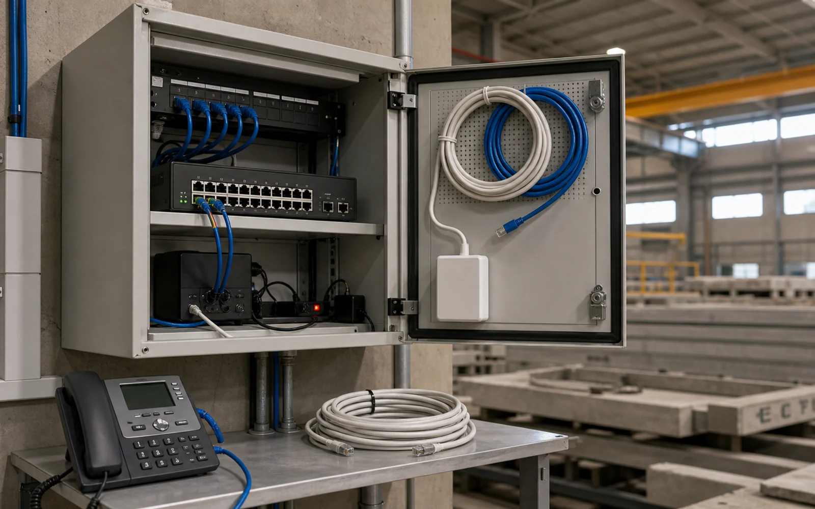 Implementación de redes de CE, CCTV, y TEL IP para planta de...