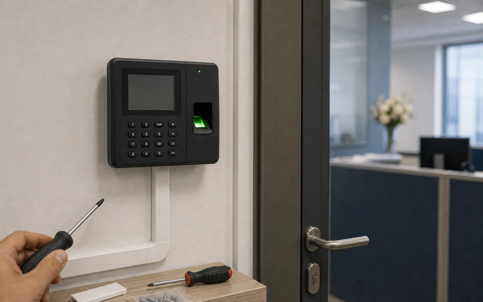provisión e instalación de Relojes biometrico