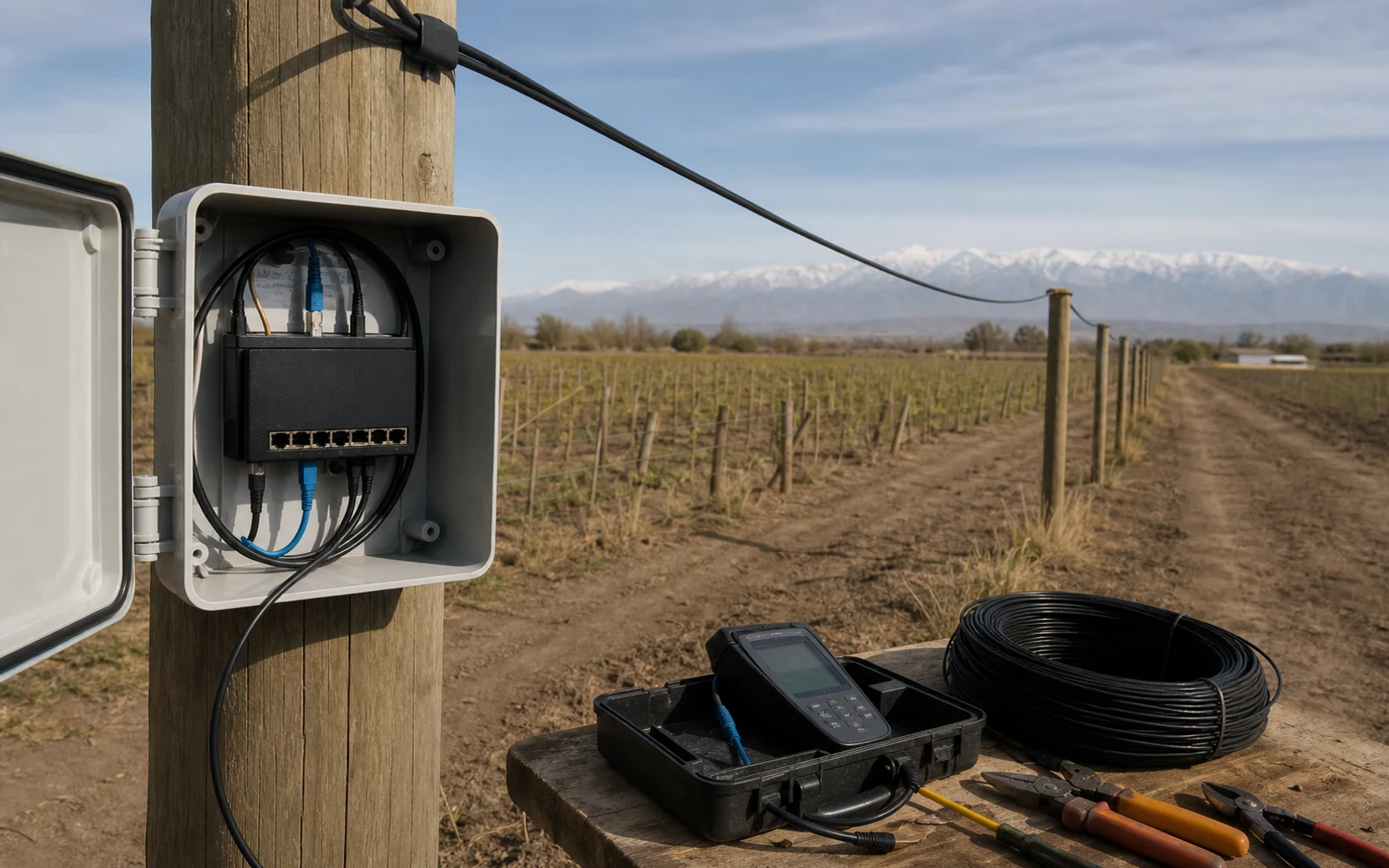 Implementación de Redes de Datos y Fibra Óptica - La Agrícola SA