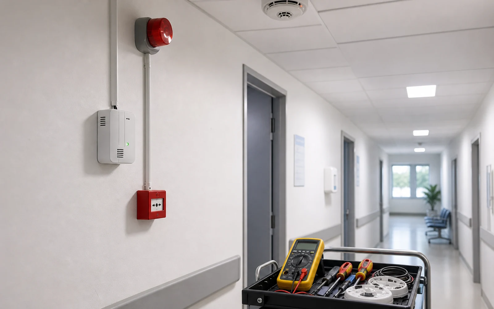 Adicional detectores de Humo y Gas - Centro de Salud 