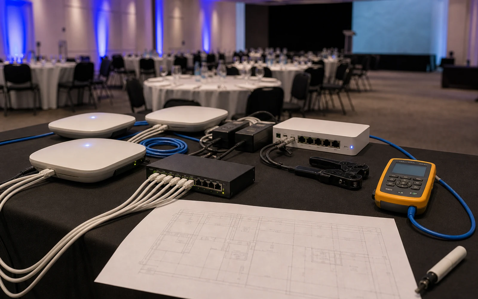 Servicios para conectividad en eventosCostos por puesto simp...