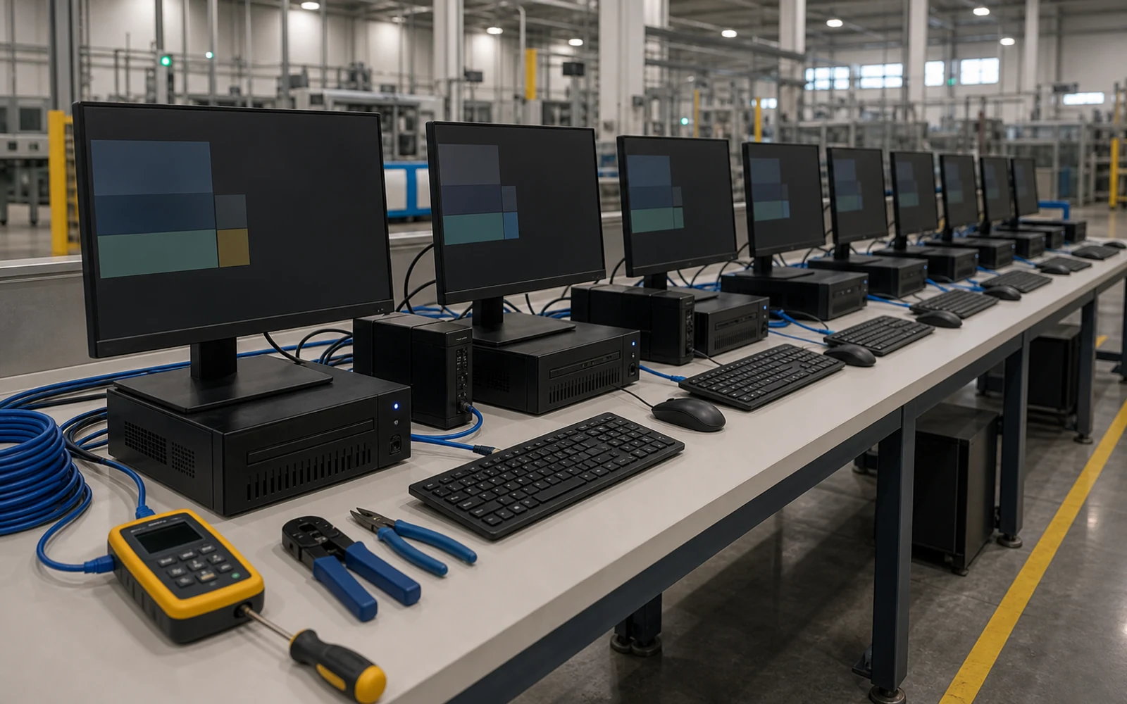 Soluciones Tecnológicas: 7 pcs con monitor - Cliente Confidencial