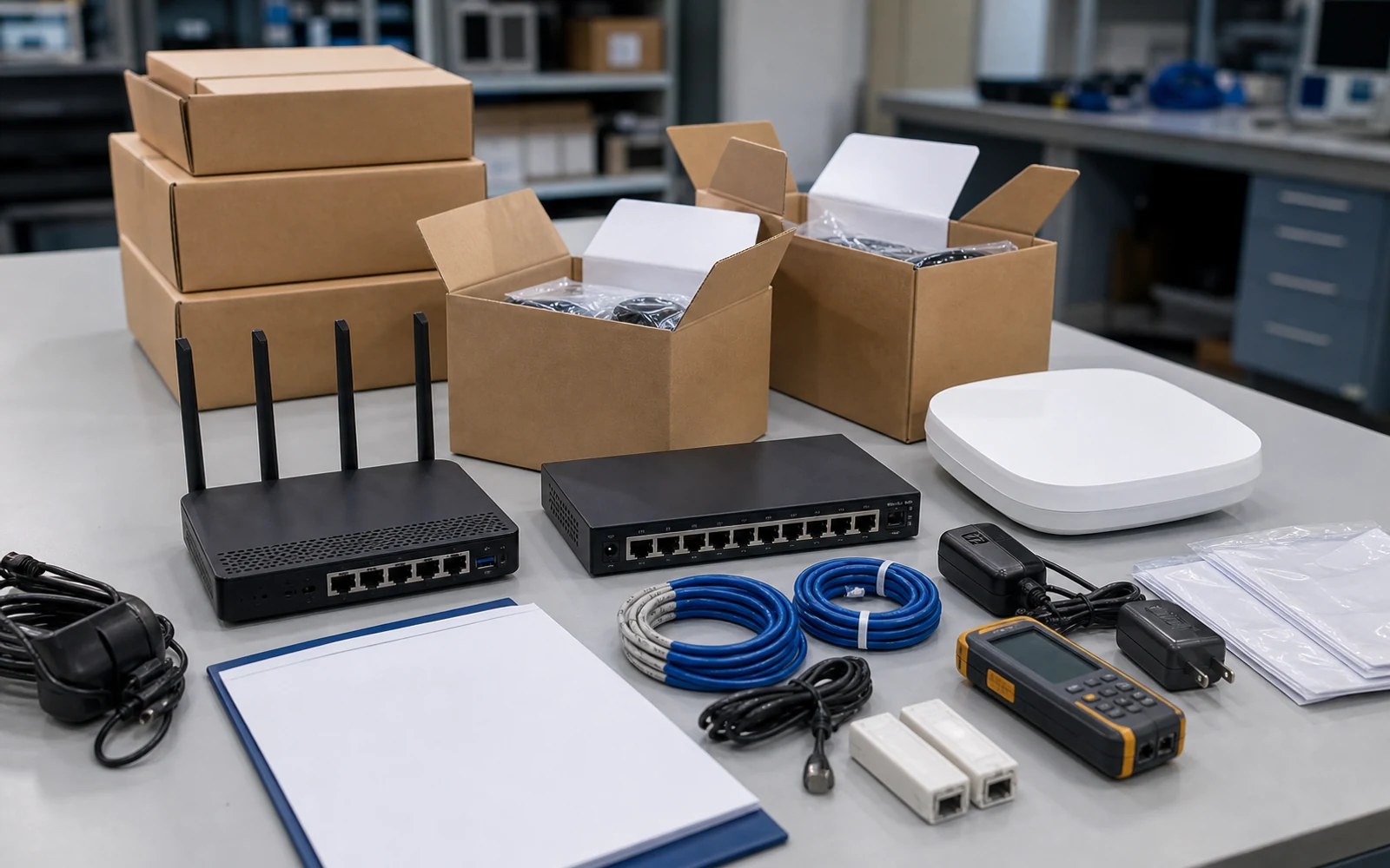Reventa de equipamiento para consumidores finales.