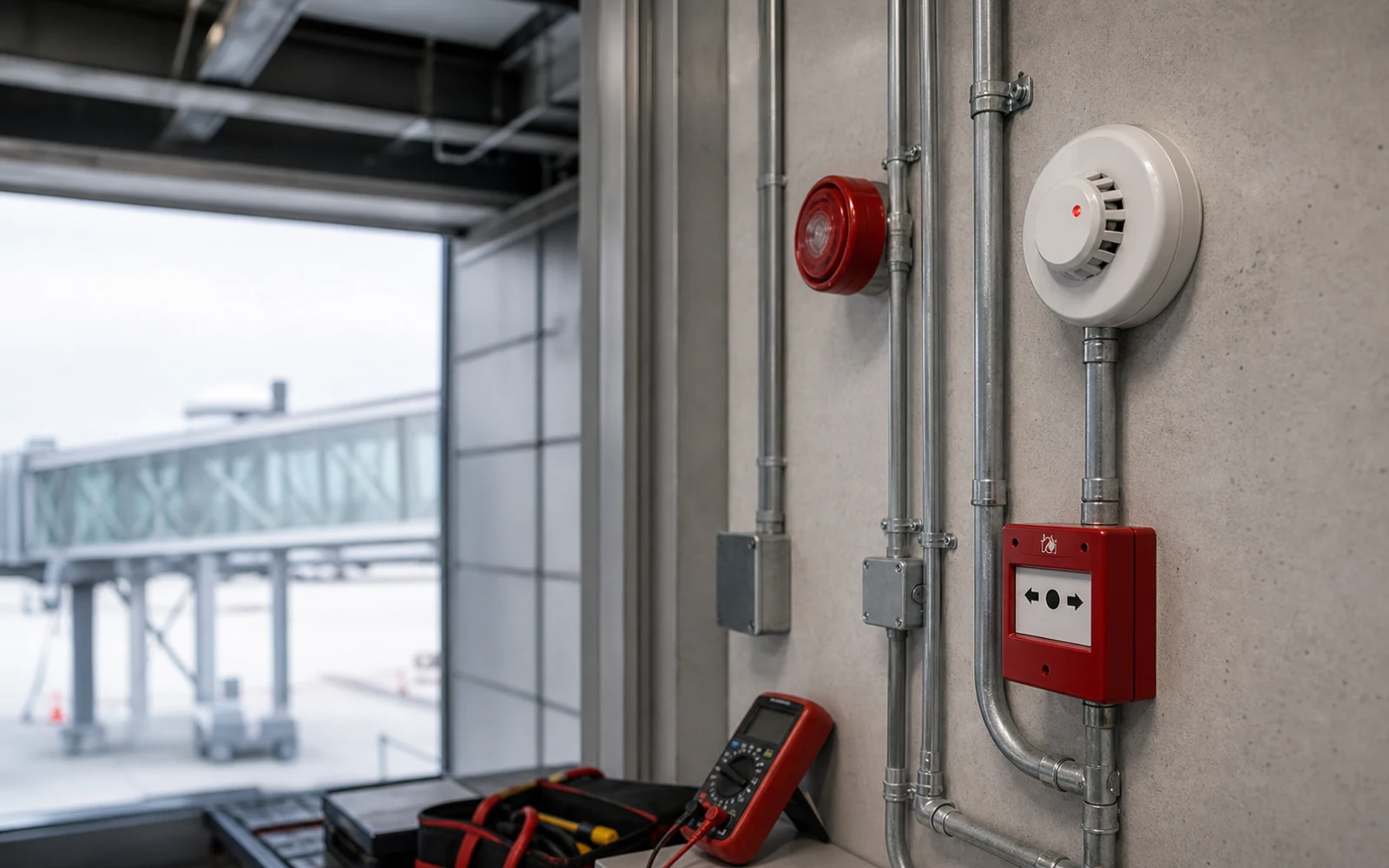 Sistema de Detección de Incendio para Aeropuerto Argentina 2000