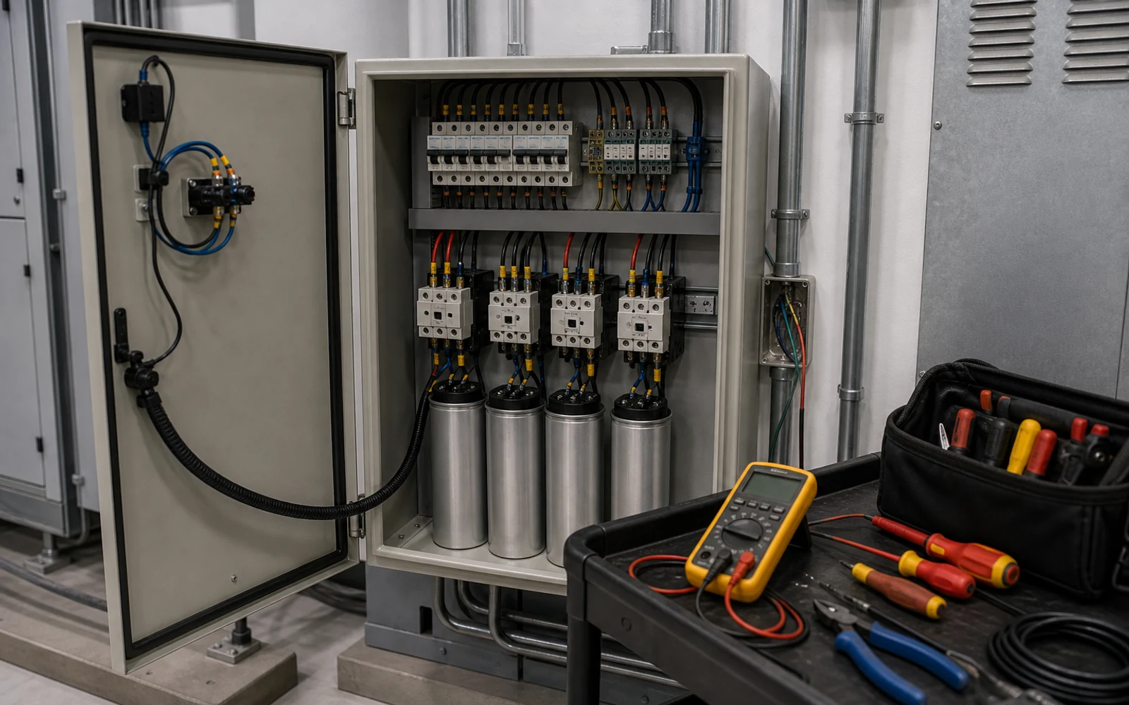 Tablero Banco de capacitores - Sala de Maquina 