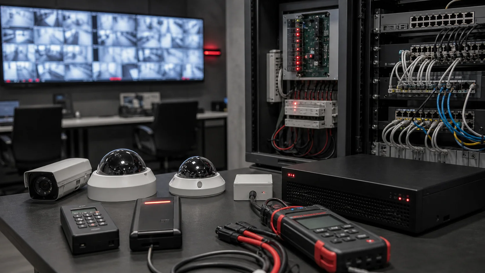 Infraestructura de seguridad electrónica y monitoreo